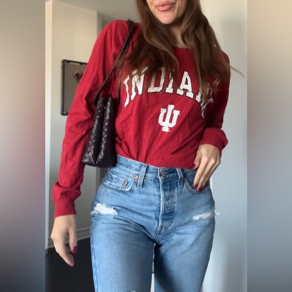 Top handle and shoulder woven bag - Picture 8 of 9